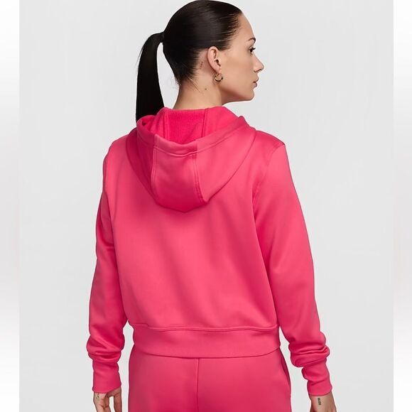 Nike Therma-FIT One Women's Full-Zip Hoodie in Aster Pink! - Picture 3 of 8